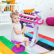 Load image into Gallery viewer, 37 Key Electronic Keyboard Kids Toy Piano
