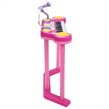 Load image into Gallery viewer, Kids 37 Key Electronic Keyboard Musical Piano w/ Microphone-Pink
