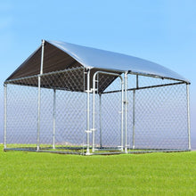 Load image into Gallery viewer, 7.5&#39; x 7.5&#39; Large Pet Dog Run House Kennel Shade Cage-Dog kennel + Kennel cover

