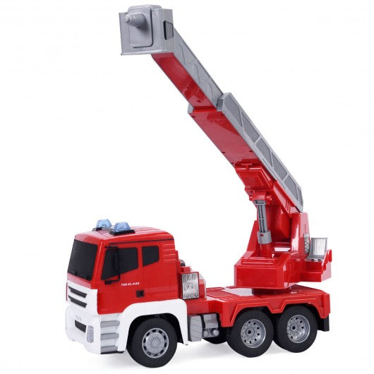 1/18 5CH Remote Control Rescue Fire Engine Truck w/ Ladder