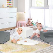 Load image into Gallery viewer, 4-Piece Indoor Toddler Playtime Corner Climber Play Set-White
