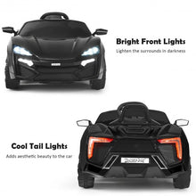 Load image into Gallery viewer, 12V 2.4G RC Electric Vehicle with Lights-Black

