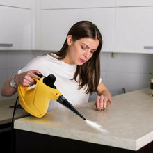 Load image into Gallery viewer, 1050W Multi-purpose Handheld Pressurized Steam Cleaner-Yellow
