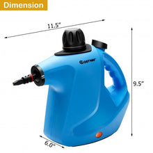 Load image into Gallery viewer, 1050W Multi-purpose Handheld Pressurized Steam Cleaner-Blue
