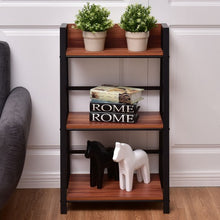 Load image into Gallery viewer, 3-Tier Home Office Ladder Shelf Bookshelf Plant Display Stand Storage Shelves
