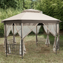Load image into Gallery viewer, 10’x 12’ Octagonal Patio Gazebo-Beige
