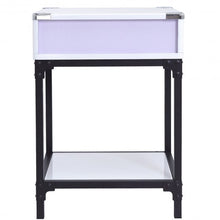 Load image into Gallery viewer, Modern Coffee End Table Side Table Nightstand with Drawer
