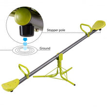 Load image into Gallery viewer, Kids Seesaw Swivel Children Teeter Totter Outdoor Play Set for 2 Children
