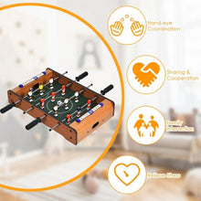 Load image into Gallery viewer, 20&quot; Foosball Table Mini Tabletop Soccer Game
