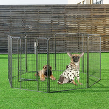 Load image into Gallery viewer, 40&quot; 8 Metal Panel Heavy Duty Pet Playpen Dog Fence
