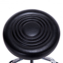 Load image into Gallery viewer, Adjustable Hydraulic Salon Rolling Swivel Stool-Black
