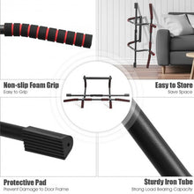 Load image into Gallery viewer, 6-in-1 Multi-Purpose Pull Up Bar W/ Foam Grip
