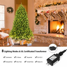 Load image into Gallery viewer, 7.5 Ft Pre-lit PVC Christmas Fir Tree with 700 LED Light
