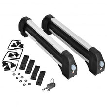 Load image into Gallery viewer, 23&quot;/30&quot; Universal Ski &amp;  Snowboard Roof Racks Fit 6 Pairs Skis or 4 Snowboards-M
