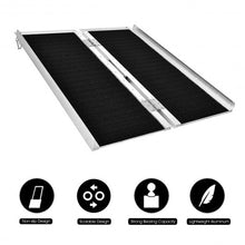 Load image into Gallery viewer, 3&#39; Portable Aluminum Non-skid Ramp
