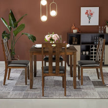 Load image into Gallery viewer, 5-Piece Wood Dining Table Set
