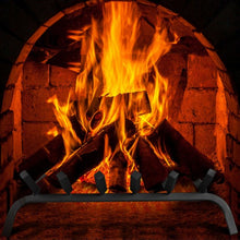 Load image into Gallery viewer, 24&quot; Iron Fireplace Log Grate Firewood Burning Rack
