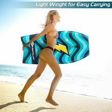 Load image into Gallery viewer, 41&quot; Lightweight Bodyboard with Wrist Leash for Kids and Adults-L
