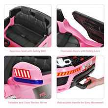 Load image into Gallery viewer, 12V Kids Electric Bluetooth Ride On Car with Remote Control-Pink
