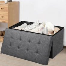 Load image into Gallery viewer, 31.5&quot; Fabric Foldable Storage with Removable Storage Bin-Dark Gray
