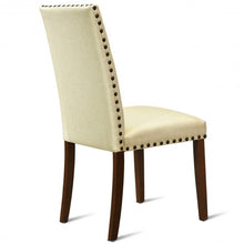 Load image into Gallery viewer, Set of 2 High Back Armless Fabric Dining Chairs
