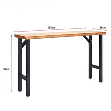 Load image into Gallery viewer, 65&quot; Bamboo Modular Workbench Table
