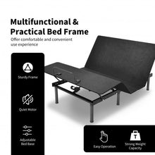 Load image into Gallery viewer, Adjustable Bed Base Frame with Wireless Remote Control
