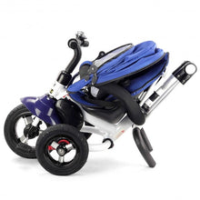 Load image into Gallery viewer, 6-In-1 Kids Baby Stroller Tricycle Detachable Learning Toy Bike-Blue
