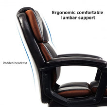 Load image into Gallery viewer, Dark Brown Ergonomic Mid-Back Office Chair
