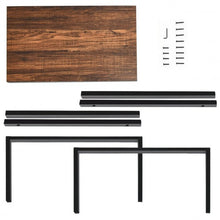 Load image into Gallery viewer, 26&quot; Beside Sofa Laptop Holder End Stand Desk-Brown
