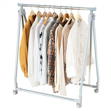 Load image into Gallery viewer, Extendable Foldable Heavy Duty Clothing Rack with Hanging Rod
