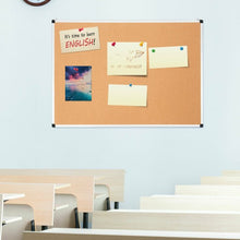 Load image into Gallery viewer, 44&quot; x 32&quot; Cork Notice Pin Board  with Aluminium Frame-1 Pack
