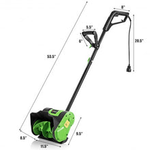 Load image into Gallery viewer, 12-Inch 9 Amp Electric Corded Snow Shovel Driveway Yard Snow Thrower-Green
