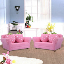 Load image into Gallery viewer, BL/PI Kids Strawberry Armrest Chair Sofa-Pink
