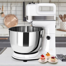 Load image into Gallery viewer, 250W 5-Speed Stand Mixer w/ Dough Hooks Beaters and Stainless Steel Bowl
