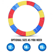 Load image into Gallery viewer, Colorful Safety Round Spring Pad Replacement Cover for 15&#39; Trampoline
