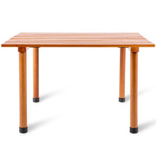 Load image into Gallery viewer, Folding Camping Outdoor Indoor Picnic Wood Roll up Table
