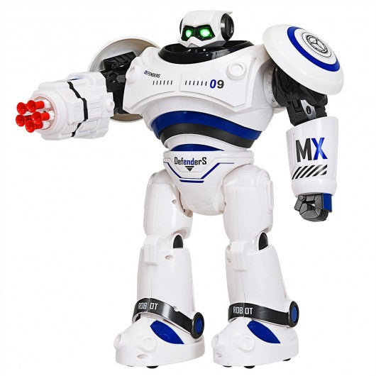 Remote Control Programmable Intelligent Combat Fighting Robot -Blue