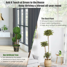 Load image into Gallery viewer, 36&#39;&#39; Artificial Topiary Triple Ball Tree for Indoor and Outdoor
