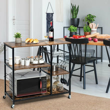 Load image into Gallery viewer, Rolling Industrial Kitchen Baker�s Storage Shelf

