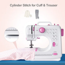Load image into Gallery viewer, Free-Arm Crafting Mending Sewing Machine with 12 Built-in Stitched

