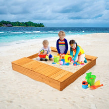 Load image into Gallery viewer, Kids Outdoor Playset Backyard Cedar Sandbox
