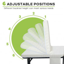 Load image into Gallery viewer, Folding Adjustable Guest Single Bed Lounge Portable with Wheels-White
