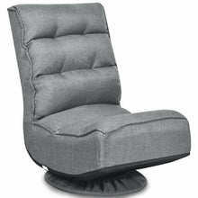 Load image into Gallery viewer, 5-Position Folding Floor Gaming Chair-Gray
