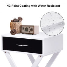 Load image into Gallery viewer, Campaign Style Modern X-Shape Accent Side End Table
