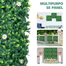 Load image into Gallery viewer, 12 Pcs 20 x 20inch Artificial Daisy Hedge Plant Privacy Fence Hedge Panels
