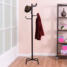 Load image into Gallery viewer, Metal Coat Hat Rack Clothes Hanger Tree Stand
