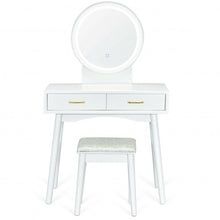 Load image into Gallery viewer, Vanity Dressing Table Set with 3 Lighting Modes
