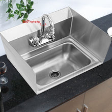 Load image into Gallery viewer, NSF Stainless Steel Hand Washing Sink with Faucet
