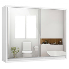 Load image into Gallery viewer, Wall Mounted Bathroom Cabinet Double Mirror Door Shelf
